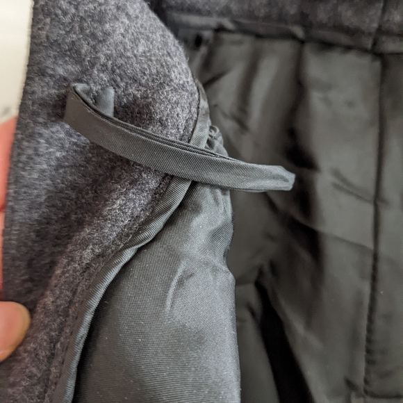 PRADA | charcoal grey wool lined trousers with pockets and ankle zipper detail - Picture 12 of 16